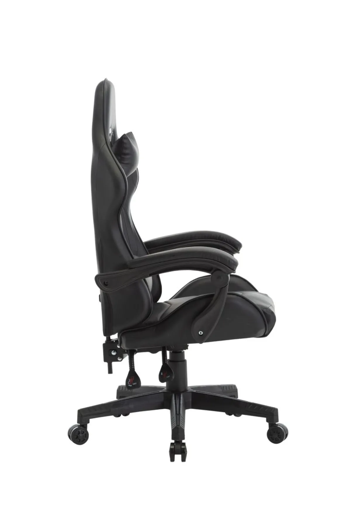 Gamingstuhl Bürostuhl Leder THUNDERBOLT schwarz