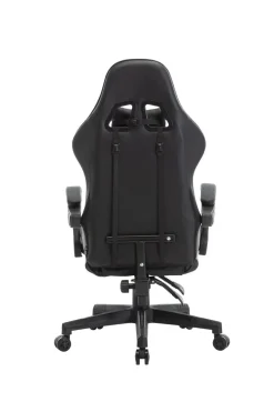 Gamingstuhl Bürostuhl Leder THUNDERBOLT schwarz