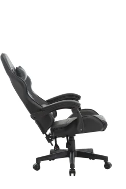 Gamingstuhl Bürostuhl Leder THUNDERBOLT schwarz