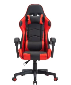 Gamingstuhl Bürostuhl Leder THUNDERBOLT rot