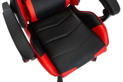 Gamingstuhl Bürostuhl Leder THUNDERBOLT rot