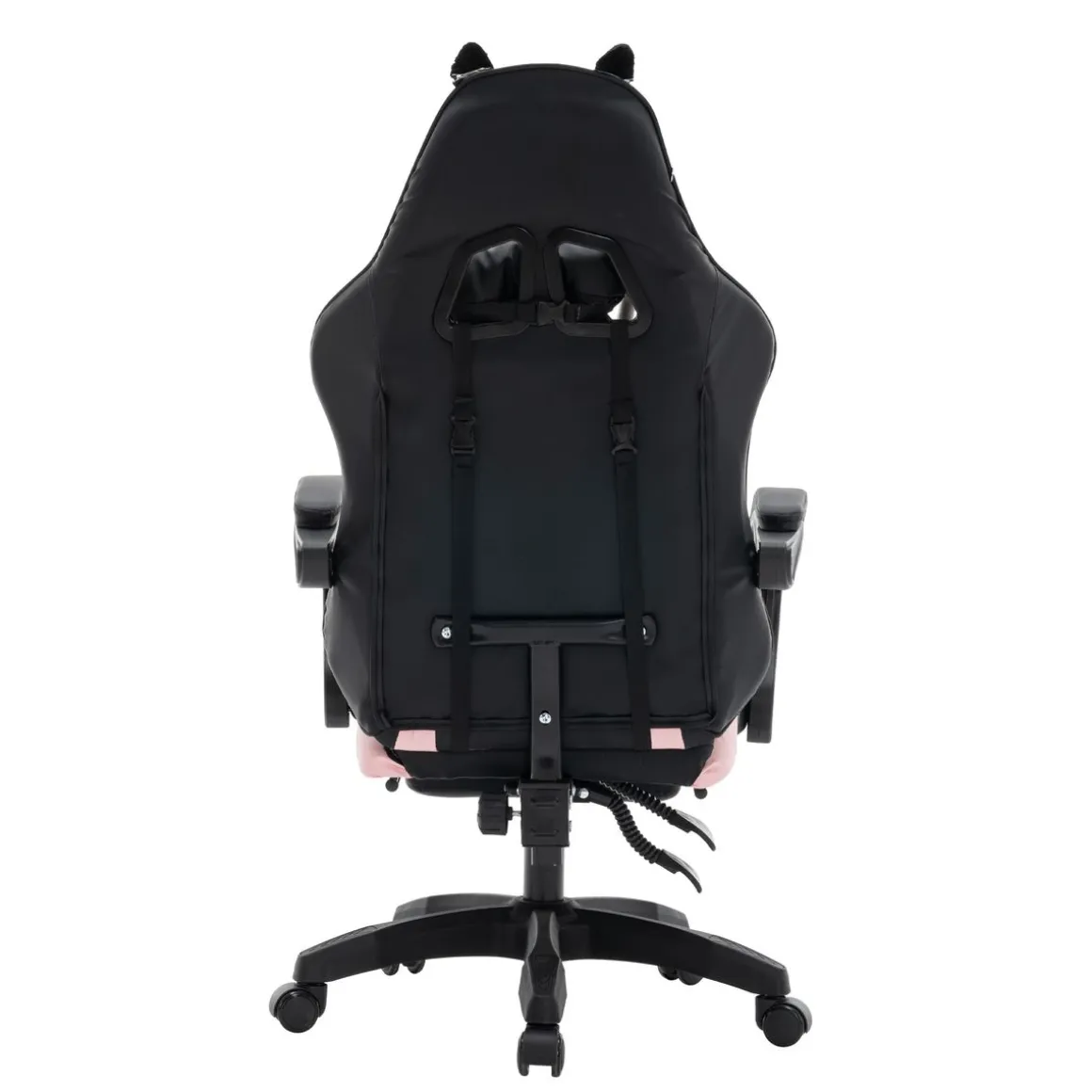 Gamingstuhl Bürostuhl Leder WINIFRED schwarz/rosa