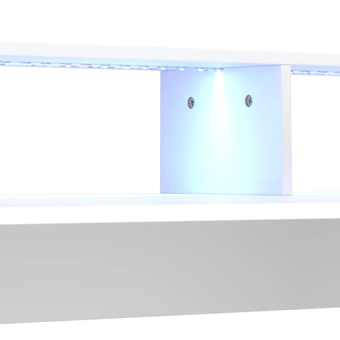 Gamingtisch LED REGULUS 180 x 66 x 91 cm weiss