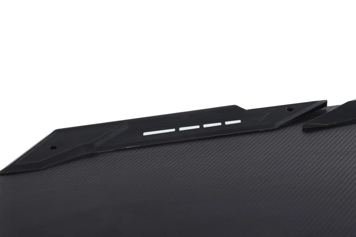 Gamingtisch LED 120 x 60 x 73 cm schwarz