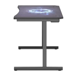 Gamingtisch 160 x 70 x 75 cm schwarz