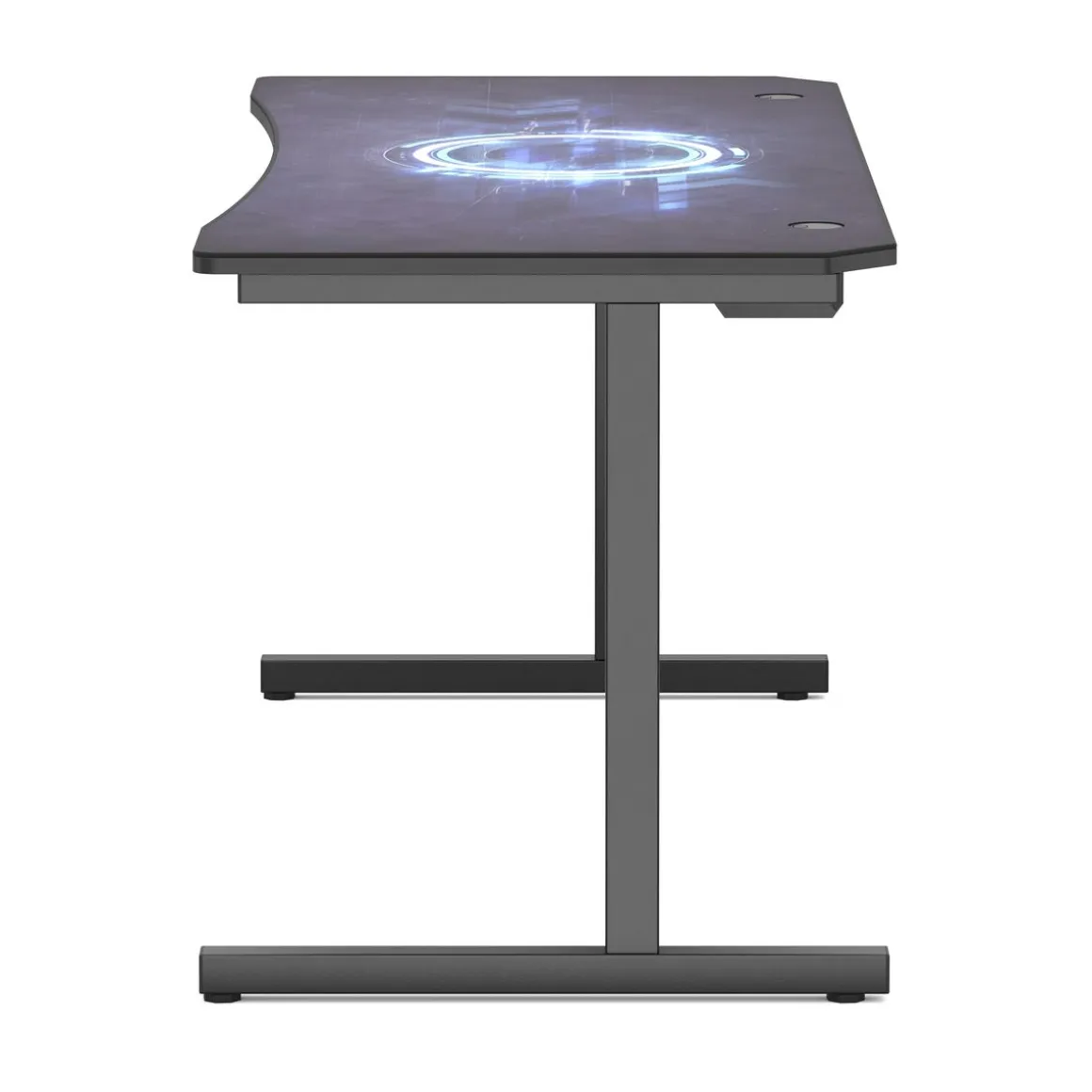 Gamingtisch 160 x 70 x 75 cm schwarz