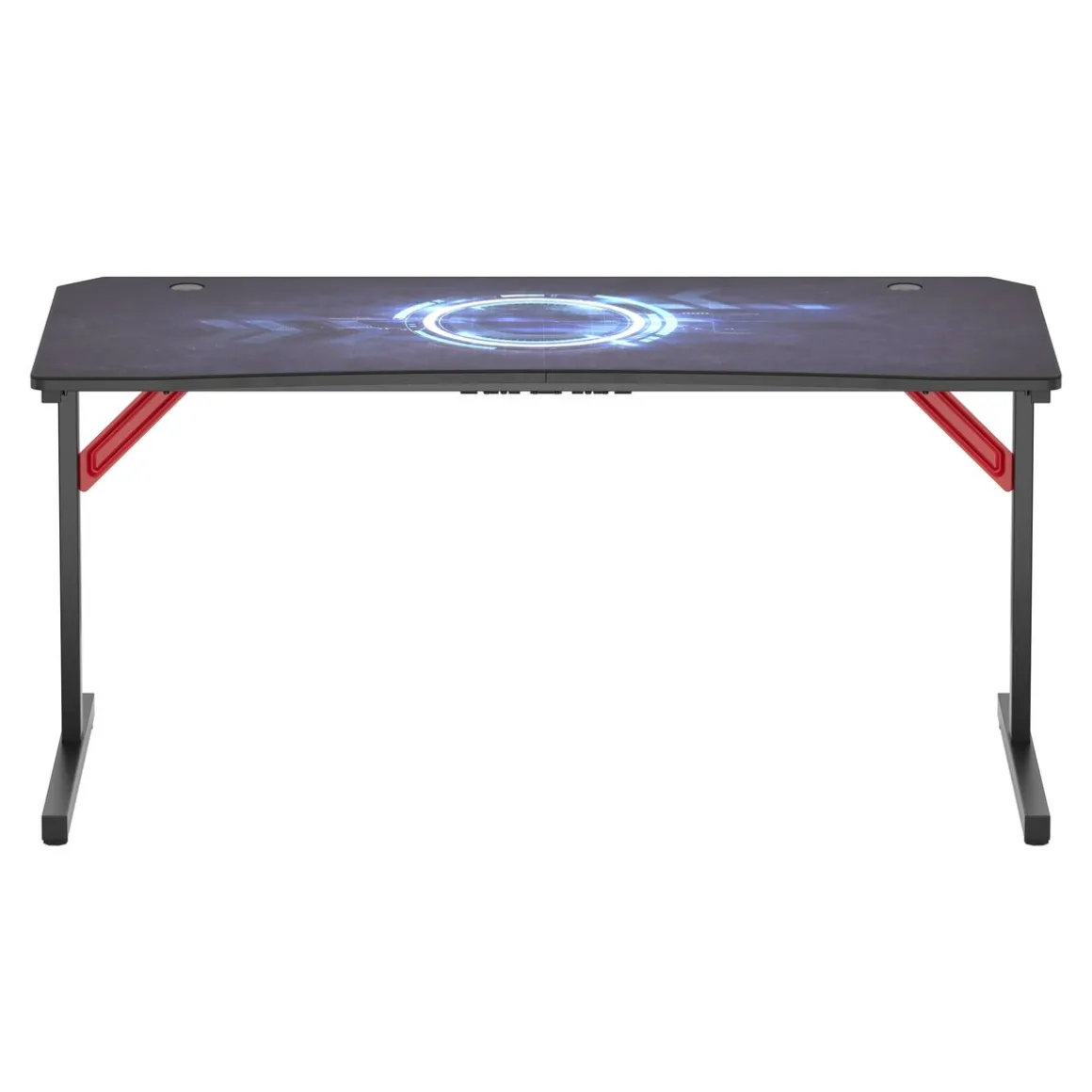 Gamingtisch 160 x 70 x 75 cm schwarz