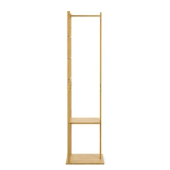 Garderobe Kleiderständer Bambus BODMAR 38 x 155 cm natur