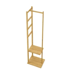 Garderobe Kleiderständer Bambus BODMAR 38 x 155 cm natur