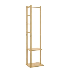 Garderobe Kleiderständer Bambus BODMAR 38 x 155 cm natur