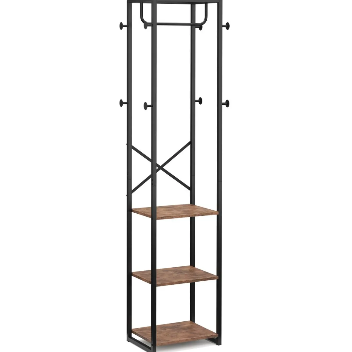 Garderobe Kleiderständer Vintage BONITA 40 x 180 cm
