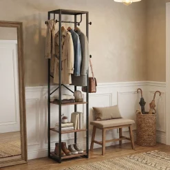 Garderobe Kleiderständer Vintage BONITA 40 x 180 cm
