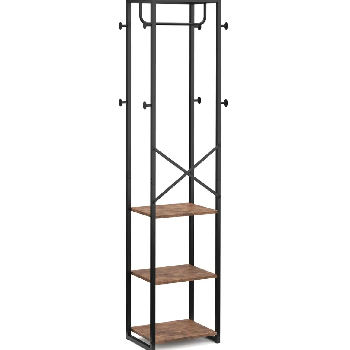Garderobe Kleiderständer Vintage BONITA 40 x 180 cm