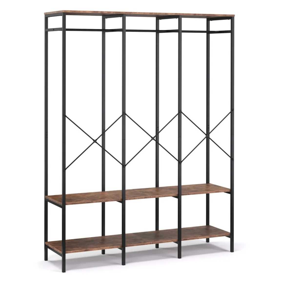 Garderobe Kleiderständer Vintage BONITA 141 x 180 cm