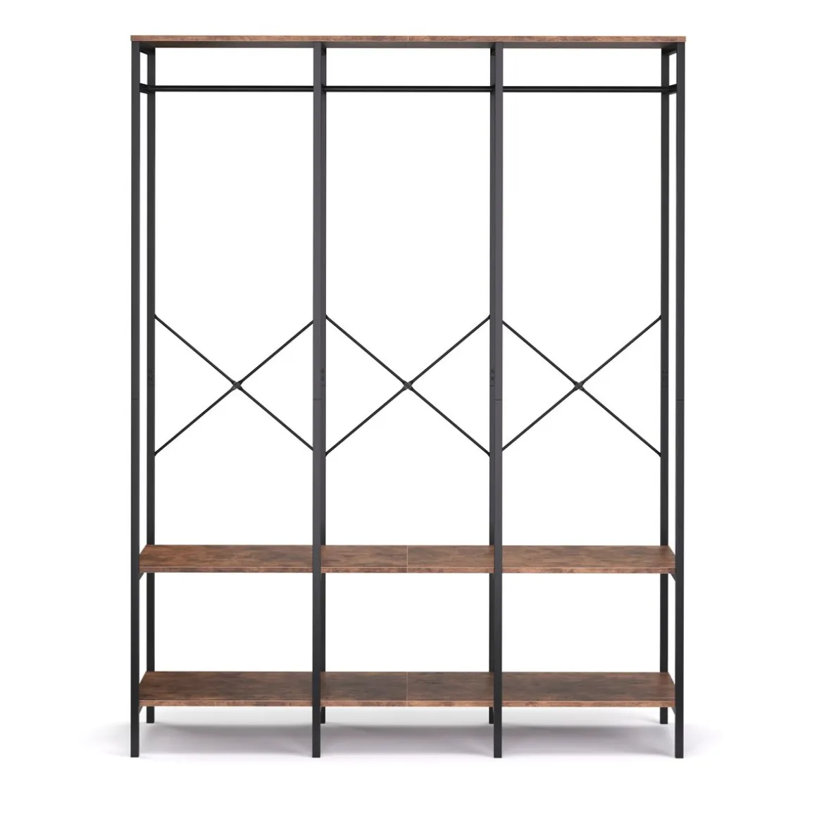 Garderobe Kleiderständer Vintage BONITA 141 x 180 cm
