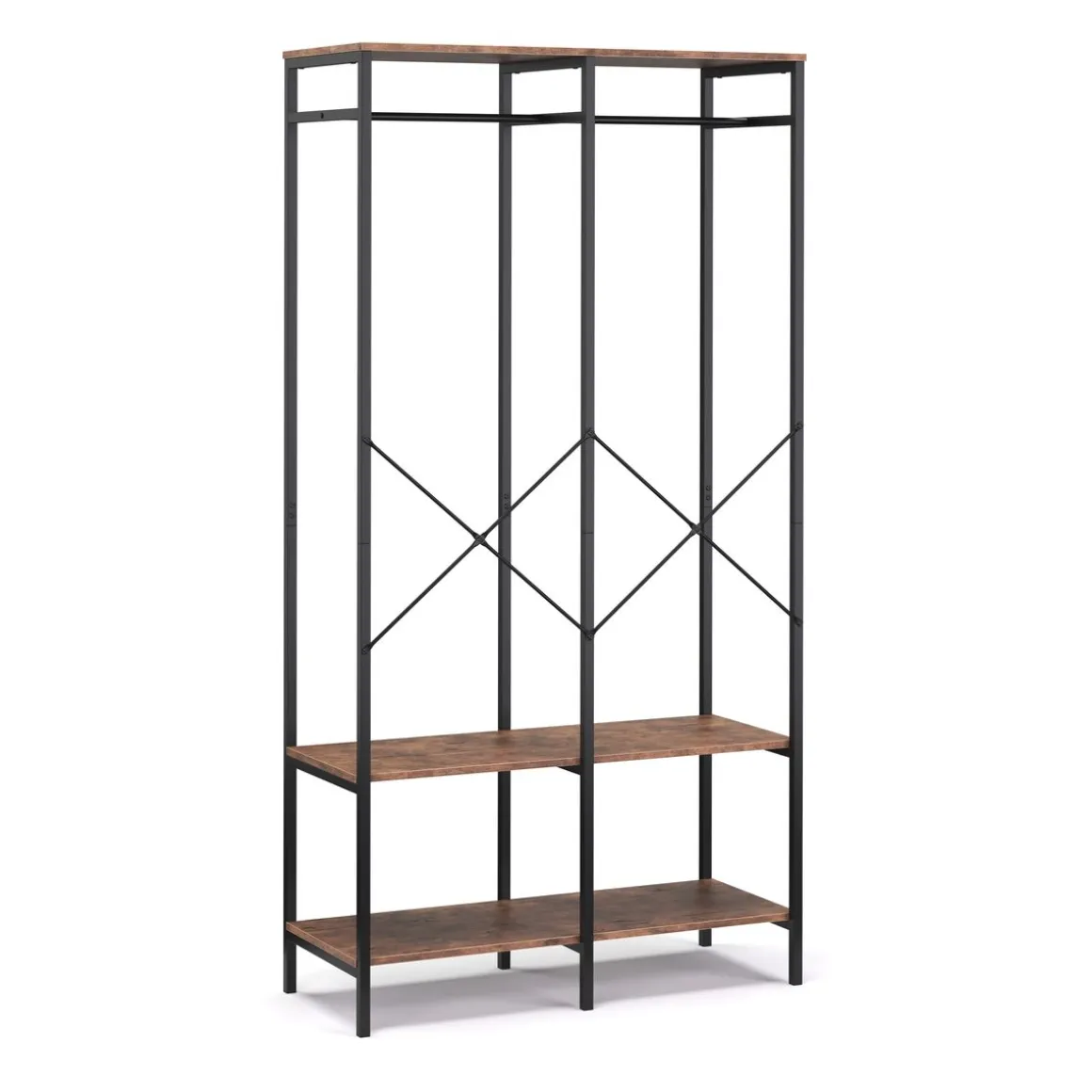 Garderobe Kleiderständer Vintage BONITA 95 x 180 cm