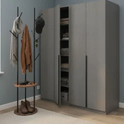 Garderobe Kleiderständer Vintage BONITA rund 40 x 175 cm