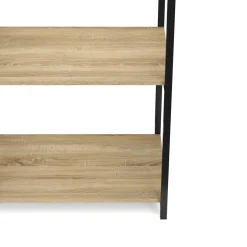 Garderobe Kleiderständer 60 x 167 cm braun/schwarz