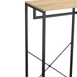 Garderobe Kleiderständer 60 x 167 cm braun/schwarz