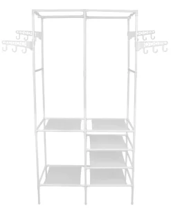 Garderobe Kleiderständer 86 x 174 cm weiss