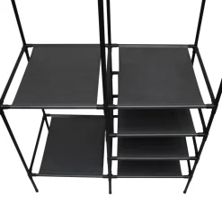 Garderobe Kleiderständer 86 x 174 cm schwarz