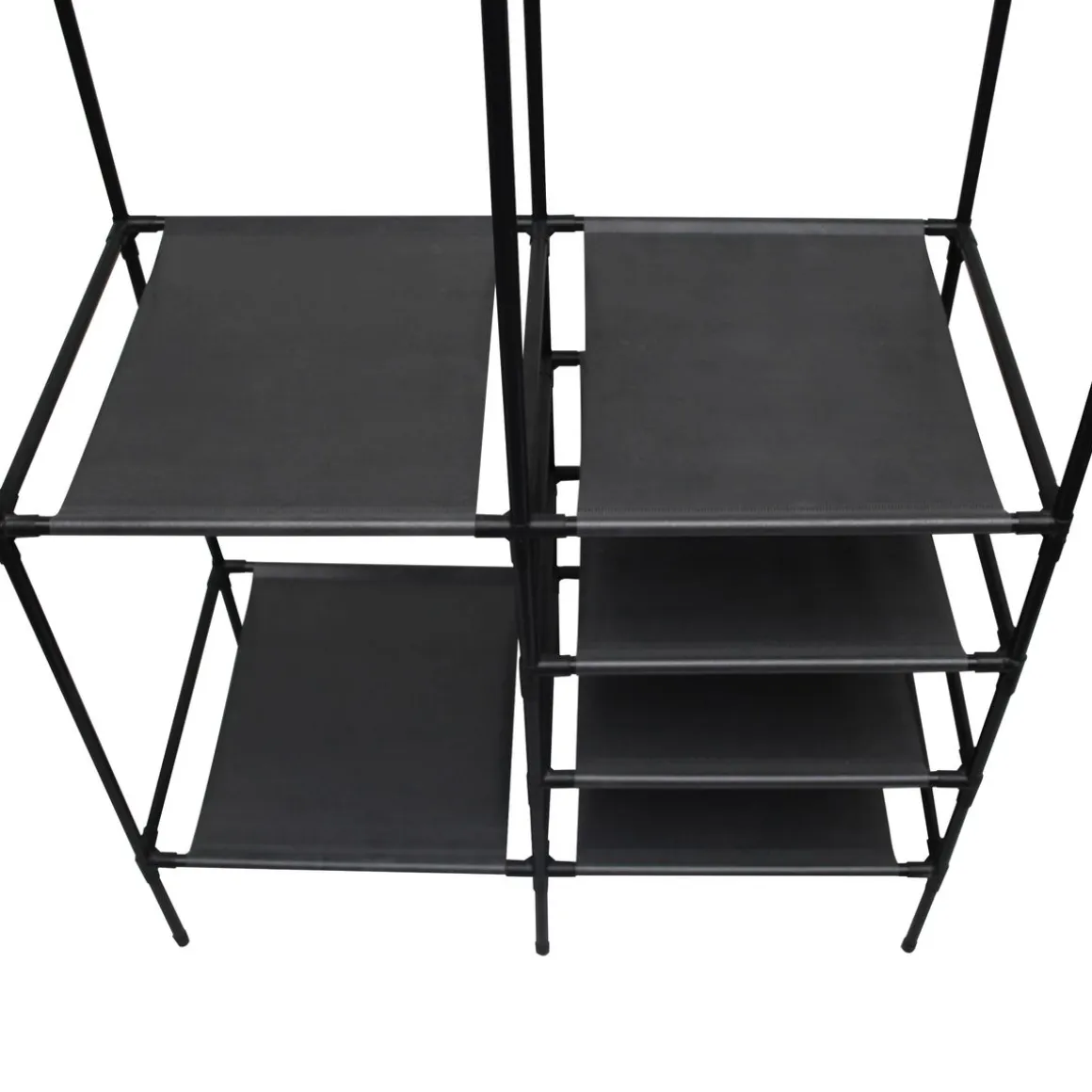 Garderobe Kleiderständer 86 x 174 cm schwarz