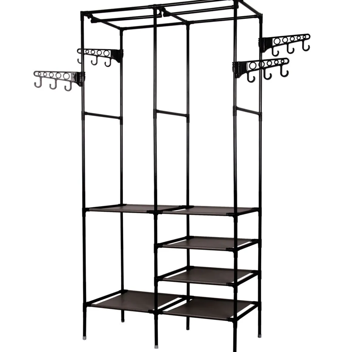 Garderobe Kleiderständer 86 x 174 cm schwarz