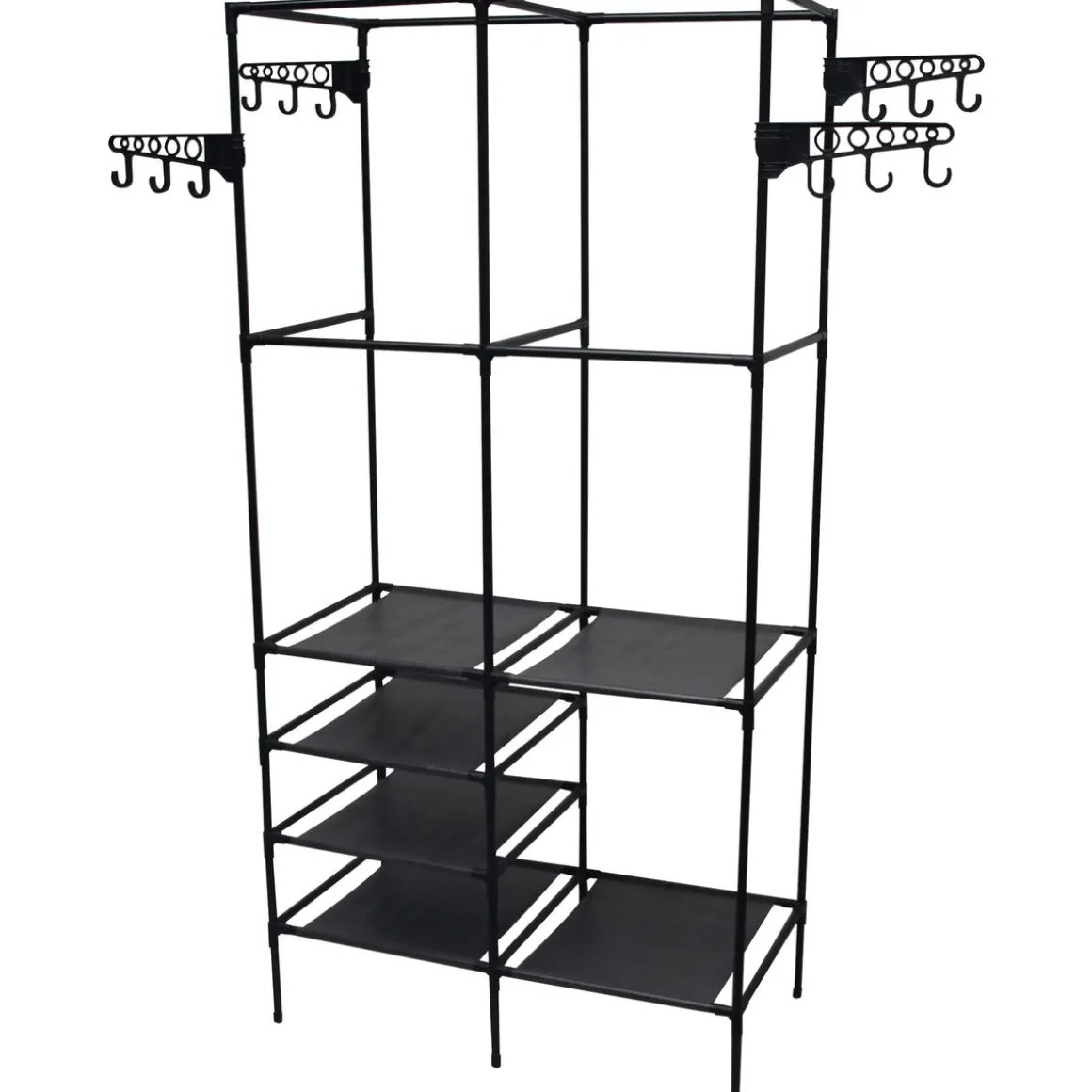 Garderobe Kleiderständer 86 x 174 cm schwarz