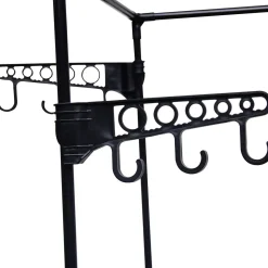 Garderobe Kleiderständer 86 x 174 cm schwarz
