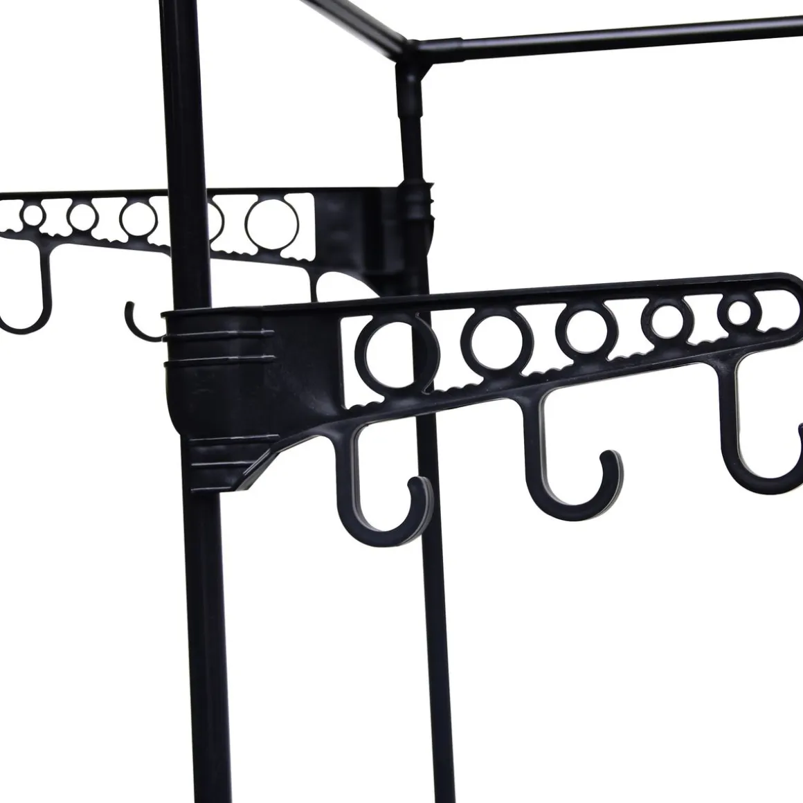 Garderobe Kleiderständer 86 x 174 cm schwarz