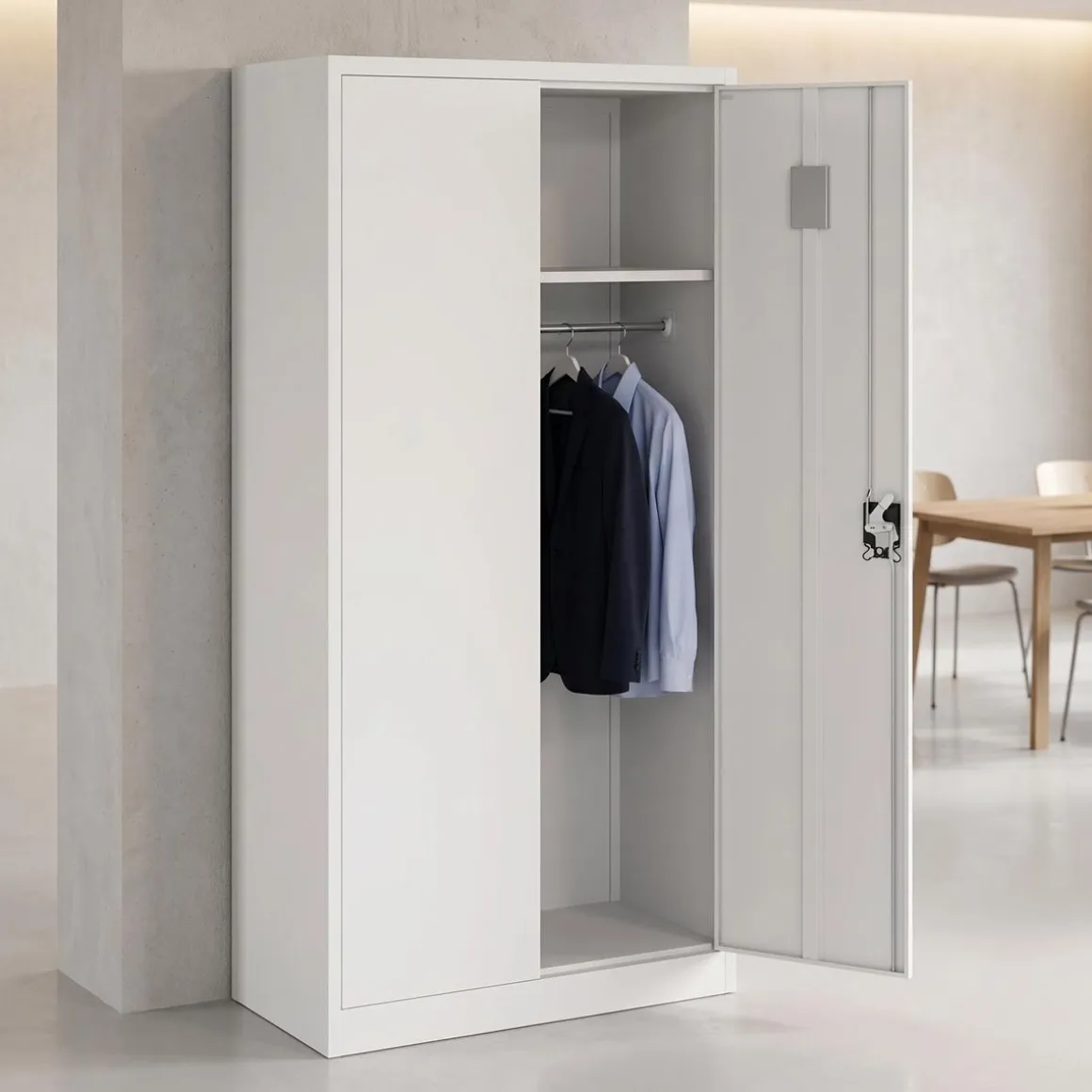 Garderobenschrank weiss