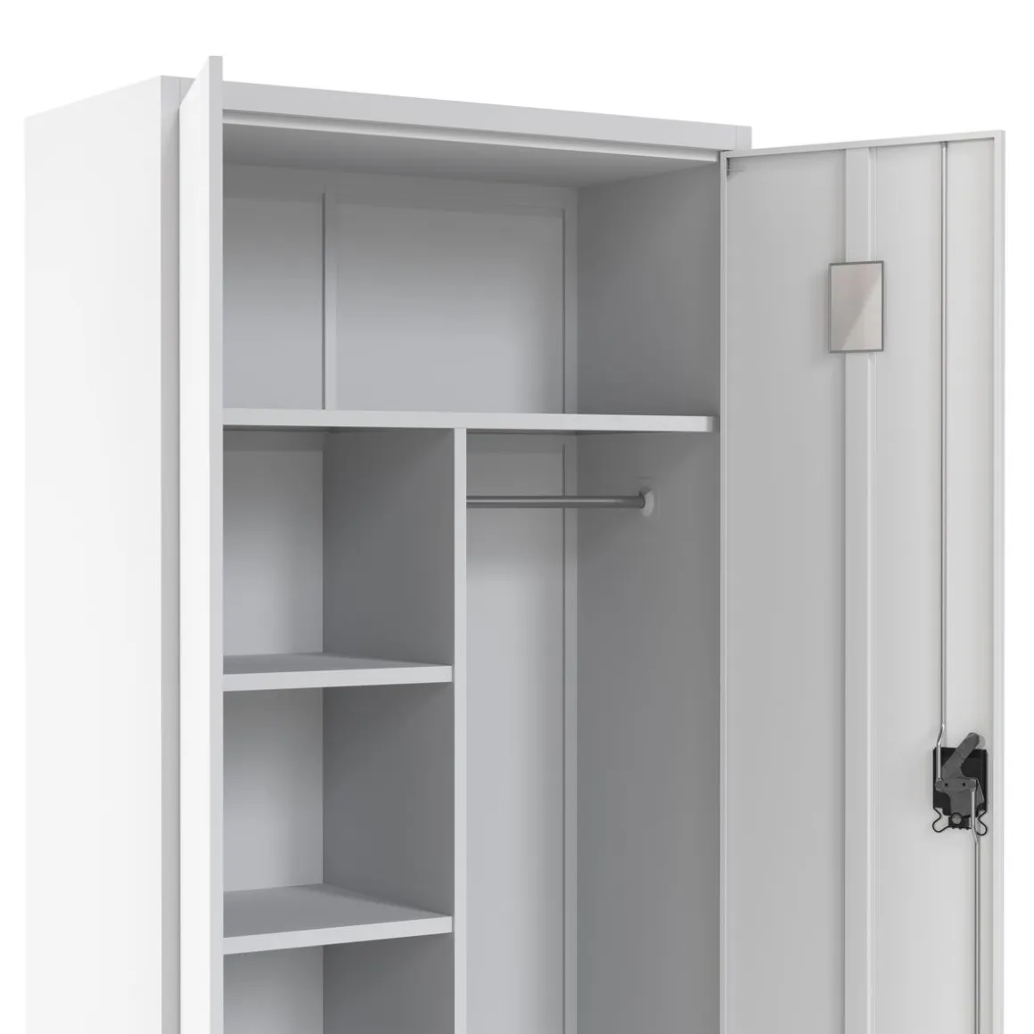 Garderobenschrank weiss