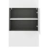 Garderobe RIMEL 52 x 191 cm weiss/anthrazit