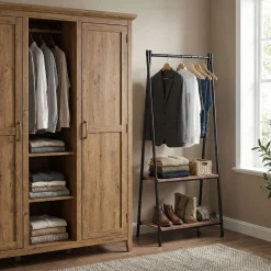 Garderobe Schuhregal Vintage BONITA 65 x 151 cm