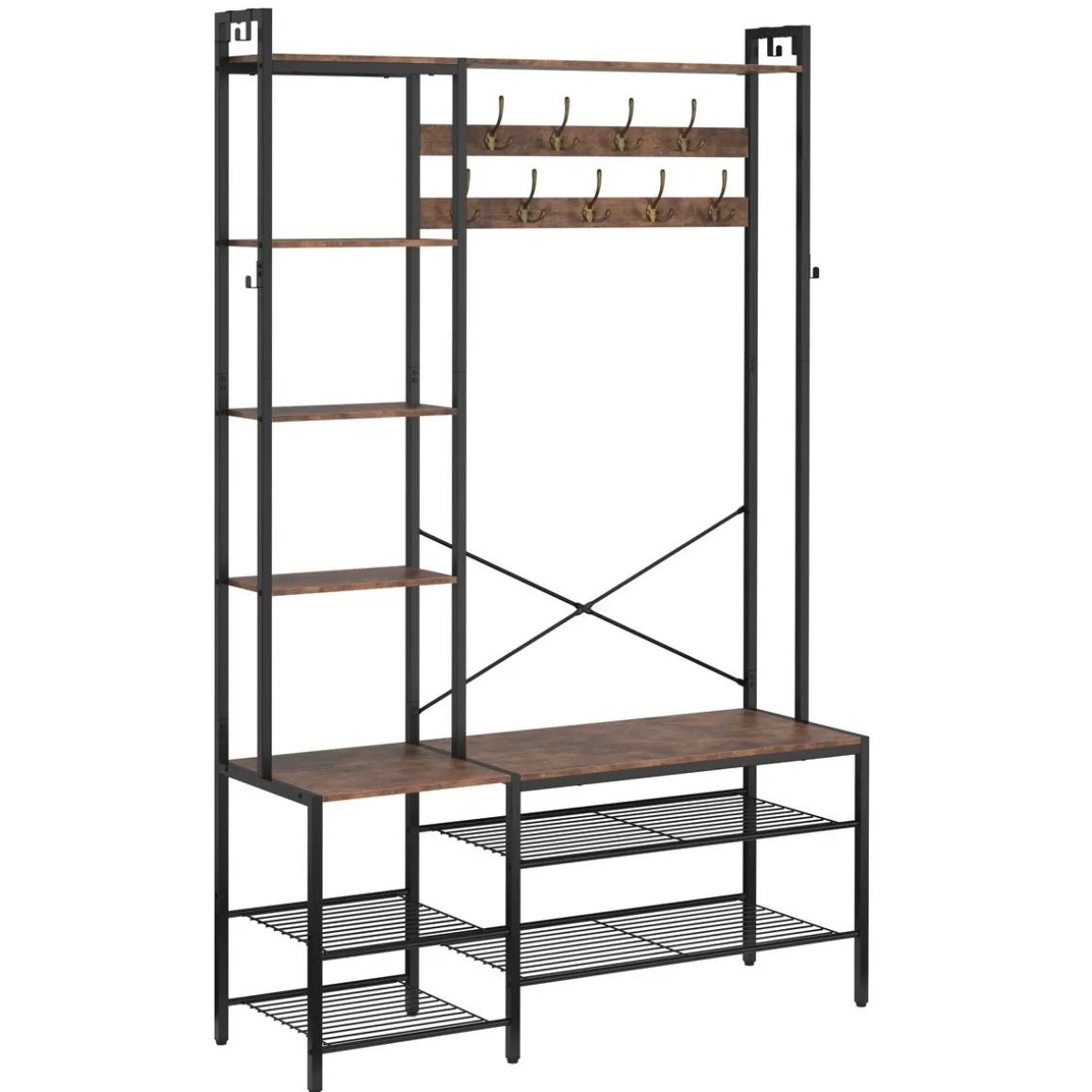 Garderobe Schuhregal Vintage BONITA 120 x 190 cm
