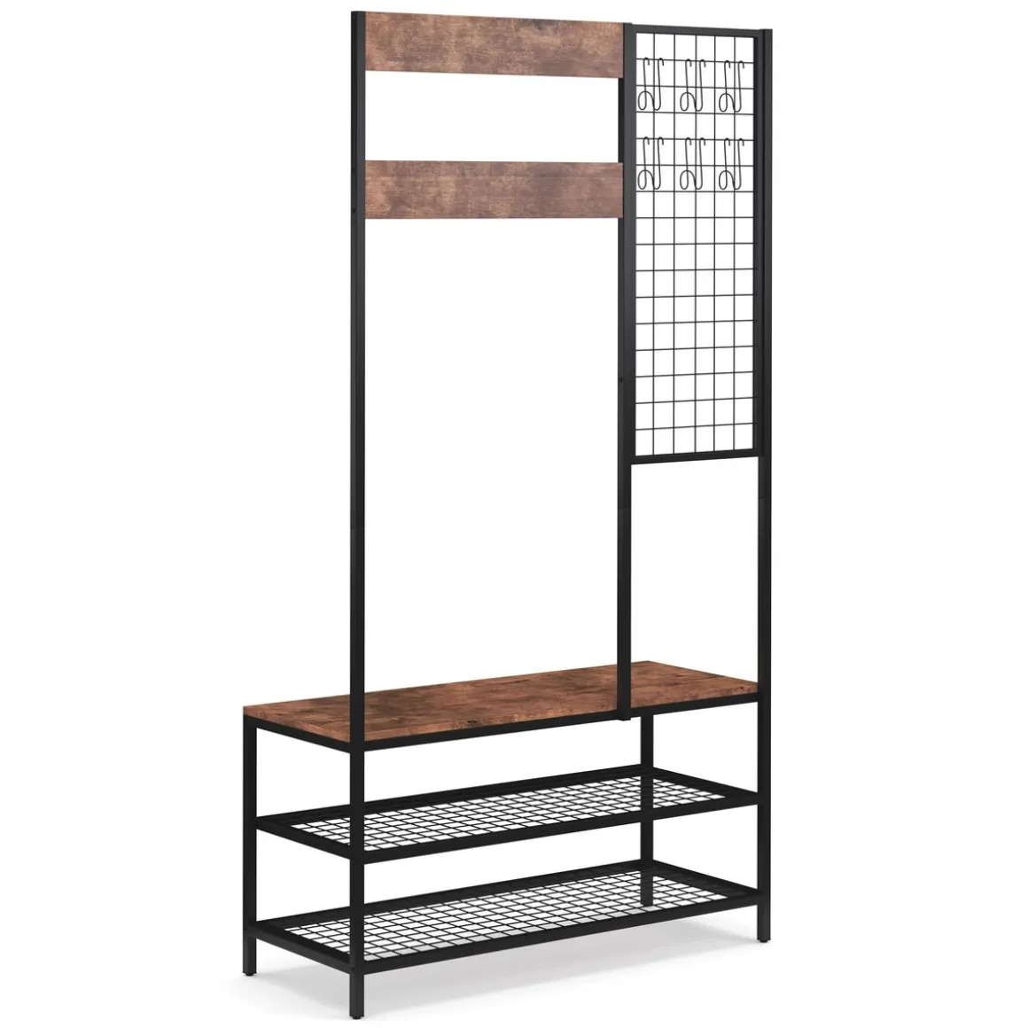 Garderobe Schuhregal Vintage BONITA 100 x 185 cm