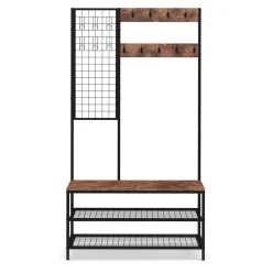 Garderobe Schuhregal Vintage BONITA 100 x 185 cm