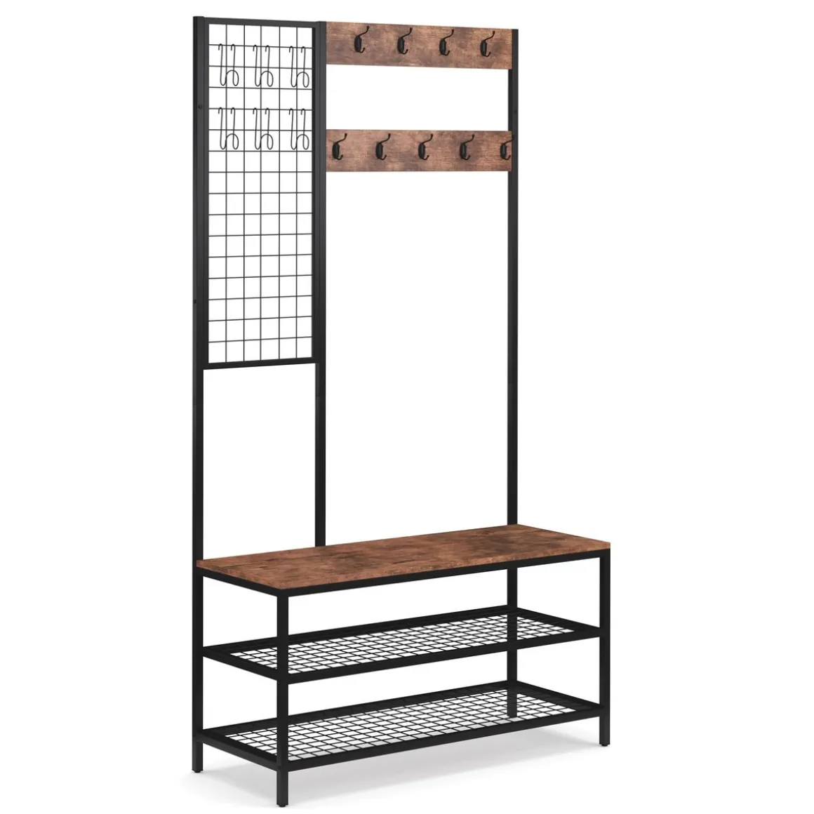 Garderobe Schuhregal Vintage BONITA 100 x 185 cm