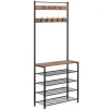 Garderobe Schuhregal Vintage BONITA 80 x 190 cm