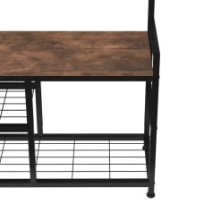 Garderobe Schuhregal Vintage BONITA 84 x 182 cm