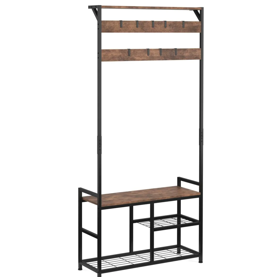 Garderobe Schuhregal Vintage BONITA 84 x 182 cm