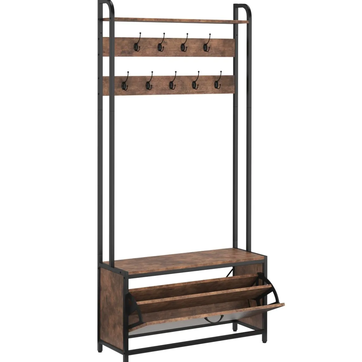 Garderobe Schuhschrank Vintage BONITA 85 x 180 cm