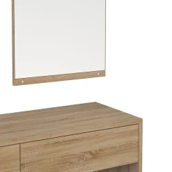 Garderobe Set JAKUB 4-teilig hellbraun