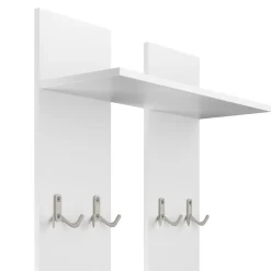 Garderobe Set KASPER 3-teilig weiss