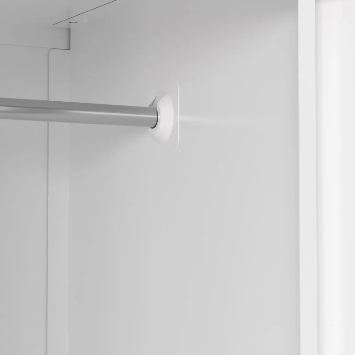Garderobe Spind FORTI Metall 6 Fächer 90 x 180 cm weiss