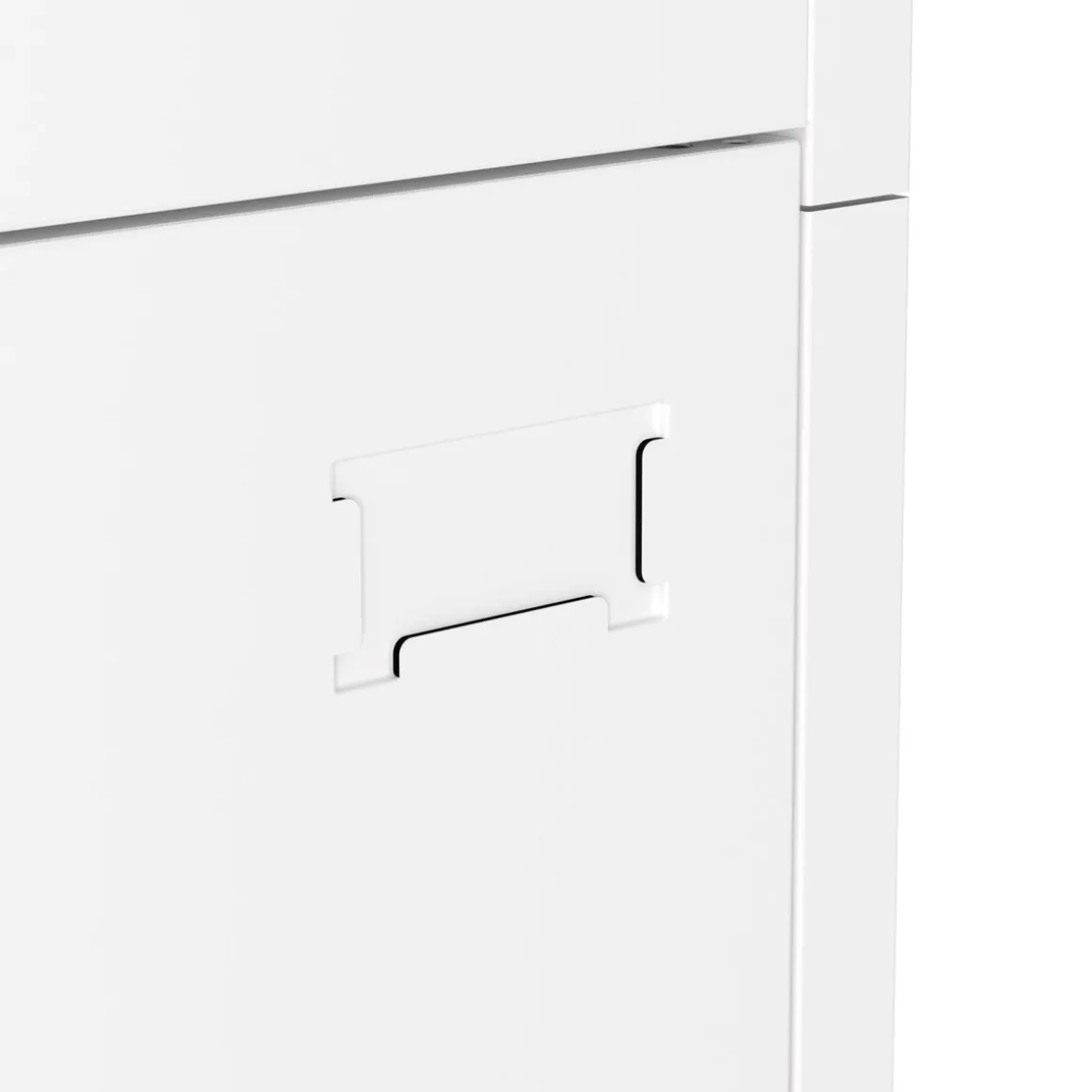 Garderobe Spind FORTI Metall 6 Fächer 90 x 180 cm weiss