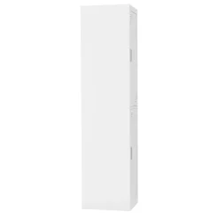 Garderobe Spind 2 Türen 38 x 185 cm weiss