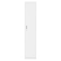 Garderobe Spind 1 Türe 38 x 185 cm weiss