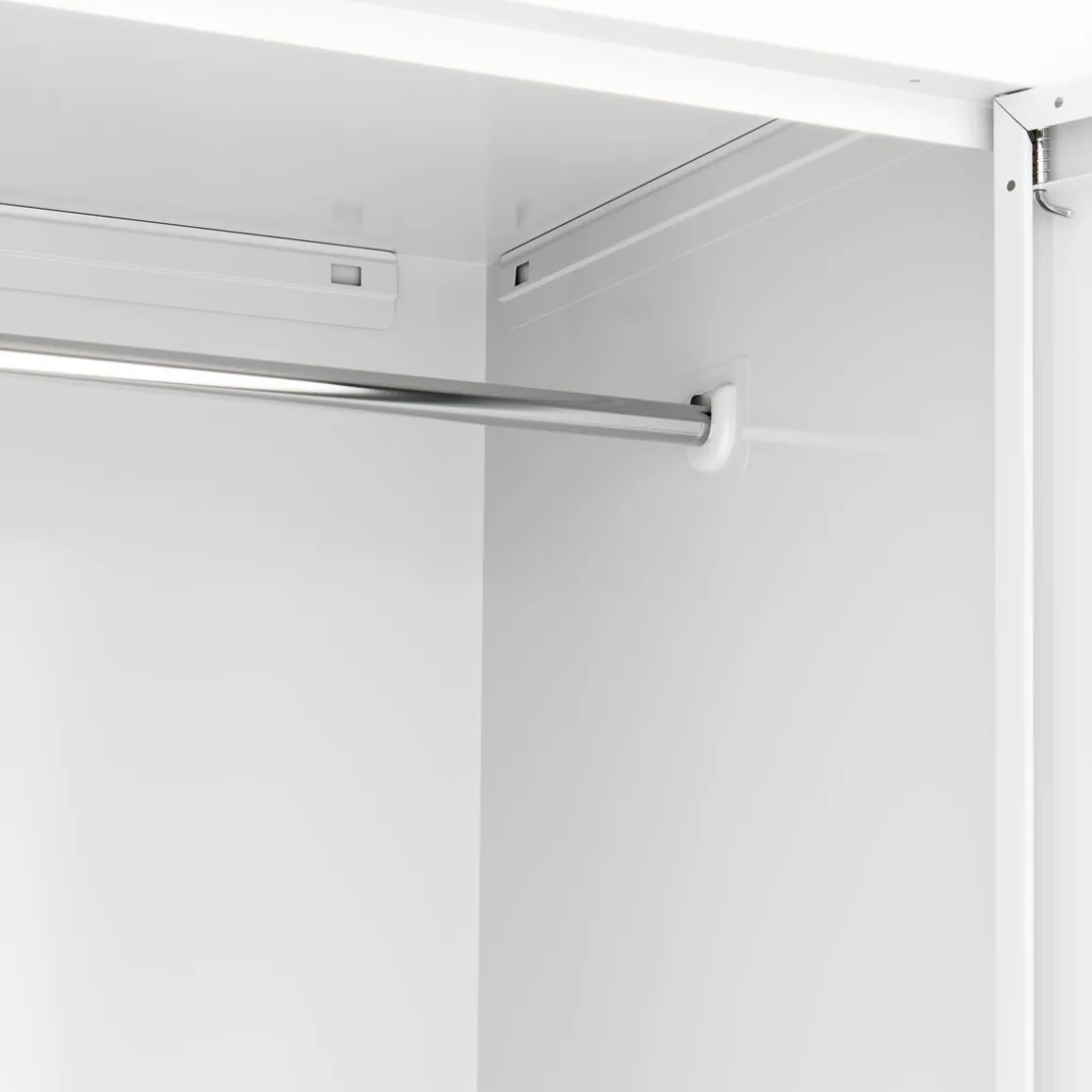 Garderobe Spind 1 Türe 38 x 185 cm weiss