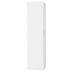 Garderobe Spind 1 Türe 38 x 185 cm weiss